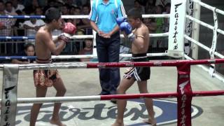 preview picture of video 'Suwit Stadium 100 Pound Championship: Smingnoi Sor Abdul vs Chalongchai DragonMuayThai 26/7/2013'