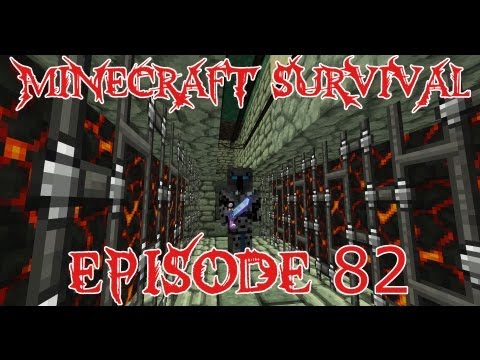 Minecraft Survival Ep. 82 - BEASTLY LAVA CASTLE - Let's Play