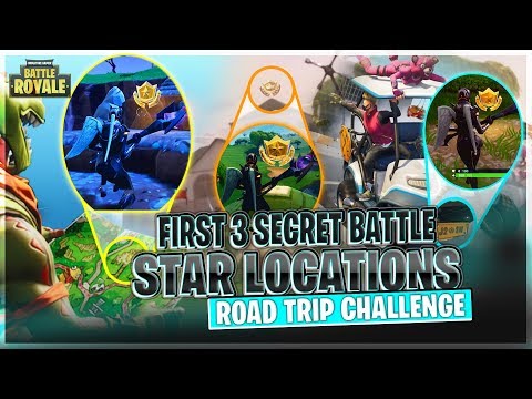 SECRET BATTLE STAR LOCATIONS (First 3) Bonus: How to Guide on Week 1-3 Challenges
