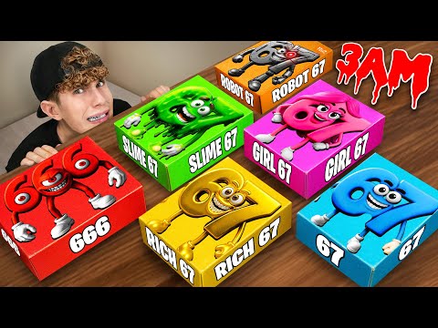 DO NOT OPEN MYSTERY 67 BRAINROT BOXES at 3 AM!!