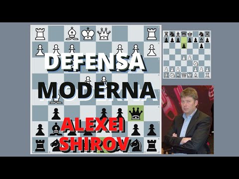 Partidas de Alexei Shirov - Defensa Moderna con Negras