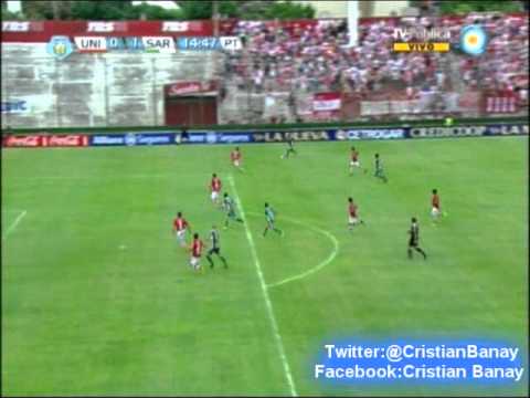 Union 0 Sarmiento de junin 1 (Relato Hernan Feler)  Torneo Nacional B 2014 (17/2/2014)