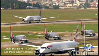 MOVIMENTO GIGANTESCO FAZ VÁRIOS AVIÕES LIVRAR ATÉ NO FINAL DA PISTA DO AEROPORTO DE GUARULHOS ✔