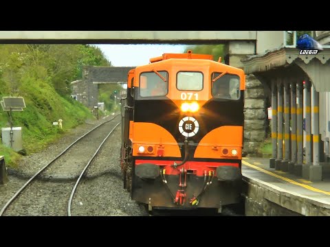 Trainspotting in Rush & Lusk Station, Ireland - 10 May 2023