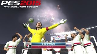 preview picture of video 'PES 2015: Gameplay, Sudamericana Final (São Paulo x Estudiantes de La Plata no Morumbi)'