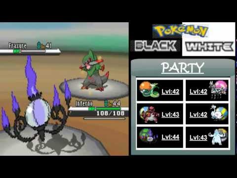 Pokémon Black and White Walkthrough episode 61 - Opelucid Gym - Drayden's Dragons