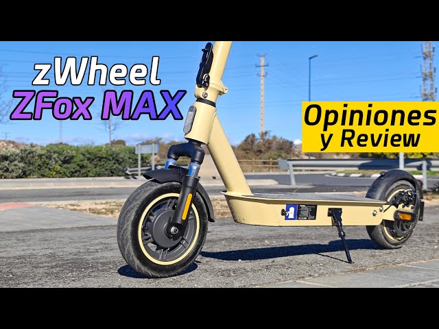 Vídeo relacionado con ZWHEEL ZFOX MAX Arctic White | Patinete Eléctrico Adultos Homologado DGT - 800W MAX, 50km Autonomía, IP54 Resistencia al Agua, Ruedas 10" - Llave NFC, Intermitentes, Doble Suspensión, Frenos AER