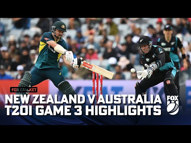 New Zealand vs. Australia – T20I Series: Game 3 – Full Match Highlights I 25/02/24 I Fox Cricket