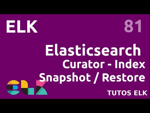 ELK 81 CURATOR SNAPSHOT ET RESTAURATION DE CLUSTER ET INDEX ES EX SUR NFS