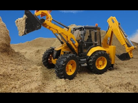 Bagger deutsch: BRUDER Spielwaren Baggerlader JCB 5CX eco für Kinder