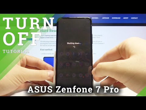 Shut Down ASUS Zenfone 7 Pro - Power Off Smartphone