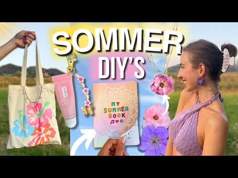 Diese Sommer DIYs MUSST du ausprobieren 🐚･ﾟ✧ AESTHETIC SOMMER DIY's 2024 - Cali Kessy