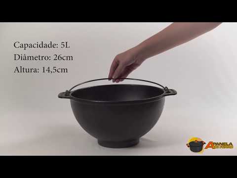 Polenteira de ferro 5 litros
