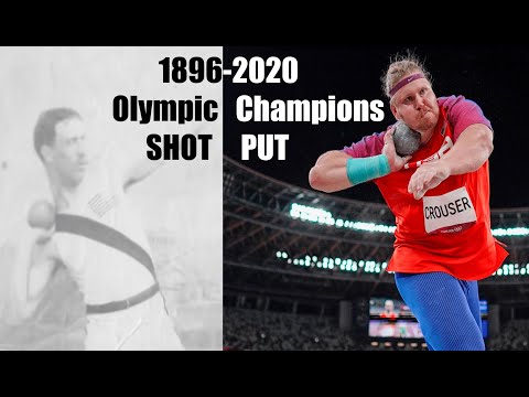 All Men's Shot Put Olympic Champions. From 1896-2020.