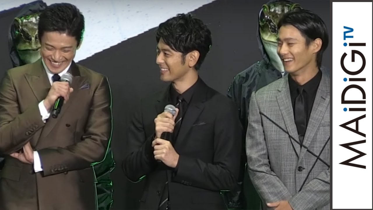 動画 小栗旬 妻夫木聡 野村周平と大友監督に クレーム 連発 映画 ミュージアム ジャパンプレミア3 Maidigitv マイデジｔｖ