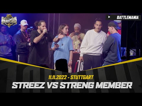 STREEZ vs. STRENG MEMBER | Halbfinale [1/2] - TopTier Takeover Stuttgart: 11.11.22