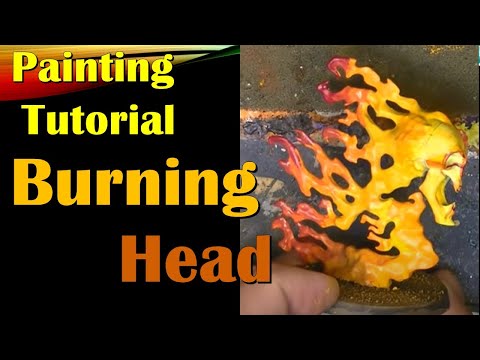 Weekly Painting 203 The Burning Head