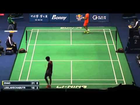 2015 Bonny China Master R16 [MS] Kantawat LEELAVECHABUTR vs ZHAO Jun Peng (Sports)