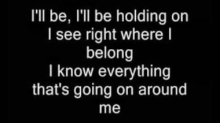 holding on from Pillar lyrics Video
