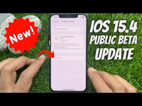 How to Update and install the iOS 15.4 public beta