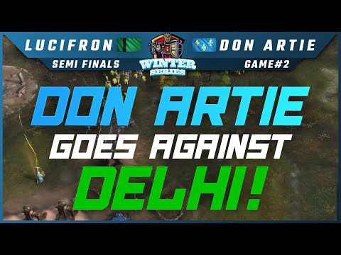 Don Artie vs Lucifron - $2,000 Winter Series - SEMI-FINAL (Game 2) - Age of Empires 4