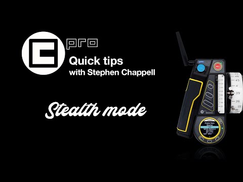 cPRO quick tips by Stephen Chappell - stealth mode