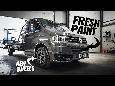 NEW WHEELS & FRESH PAINT for our BNZ 2.5 T5 Recovery Workhorse!