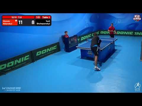 00:00 Mykola Halynskyi 3-0 Yurii Shchepanskyi West 5 WIN CUP 11.11.2022 | TABLE TENNIS WINCUP