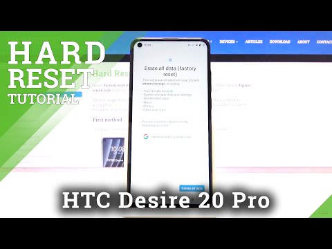 How to Hard Reset HTC Desire 20 Pro – Reset All Settings