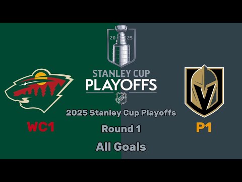 Minnesota Wild vs Vegas Golden Knights | Round 1 | All Goals