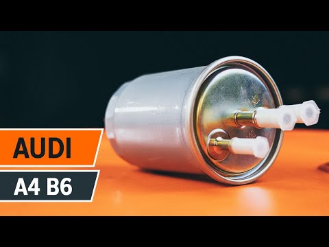 How to change fuel filter on AUDI A4 B6 TUTORIAL | AUTODOC