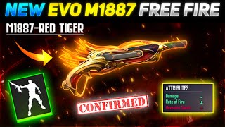 NEW EVO M1887 GUN SKIN FREE FIRE  NEW EVO M1887 SK
