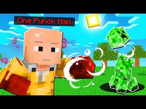 I Became ONE PUNCH MAN in Minecraft!