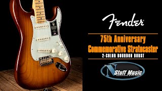 Video thumbnail for Fender 75th Anniversary Commemorative Stratocaster by N Stuff Music