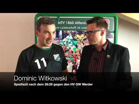 Dominic Witkowski I Spielfazit nach dem 26:29 gegen den HV GW Werder