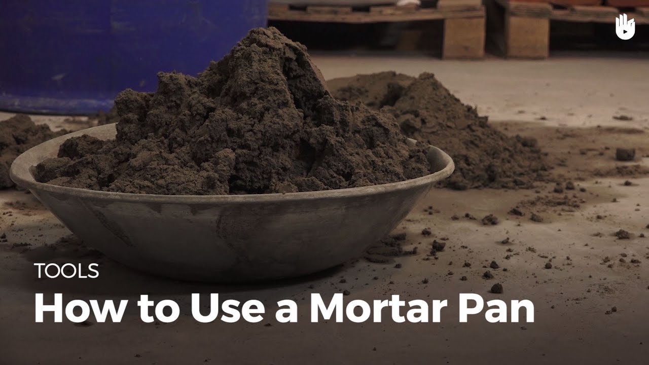 How to Use a Mortar Pan How to Be a Mason Sikana