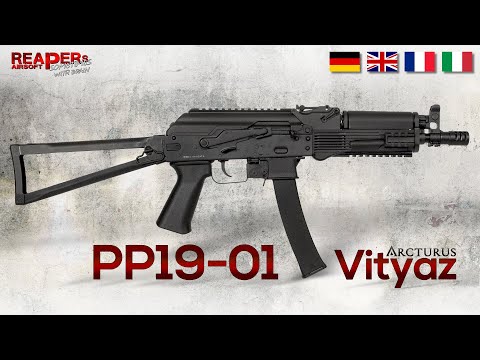 [Review] Arcturus PP19-01 Vityaz S-AEG (Begadi, EFCS, Mamba Motor) Airsoft/Softair - EN Subtitles