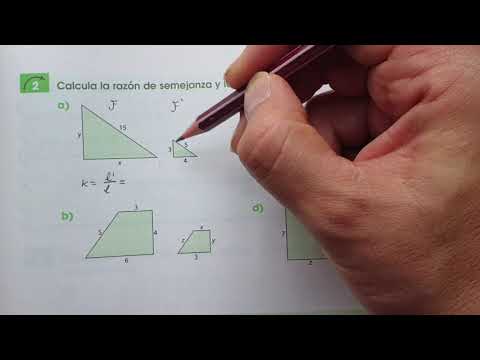 Cálculo de la razón entre dos figuras semejantes (1)