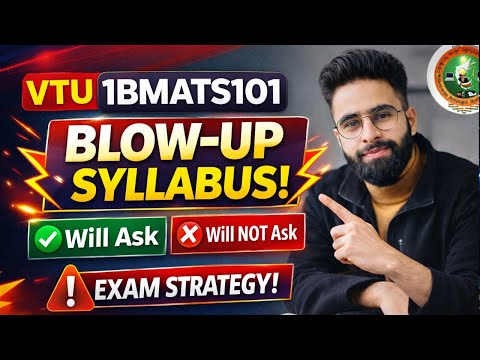 Vtu 1st Sem Important Update 😱|2025 Scheme
