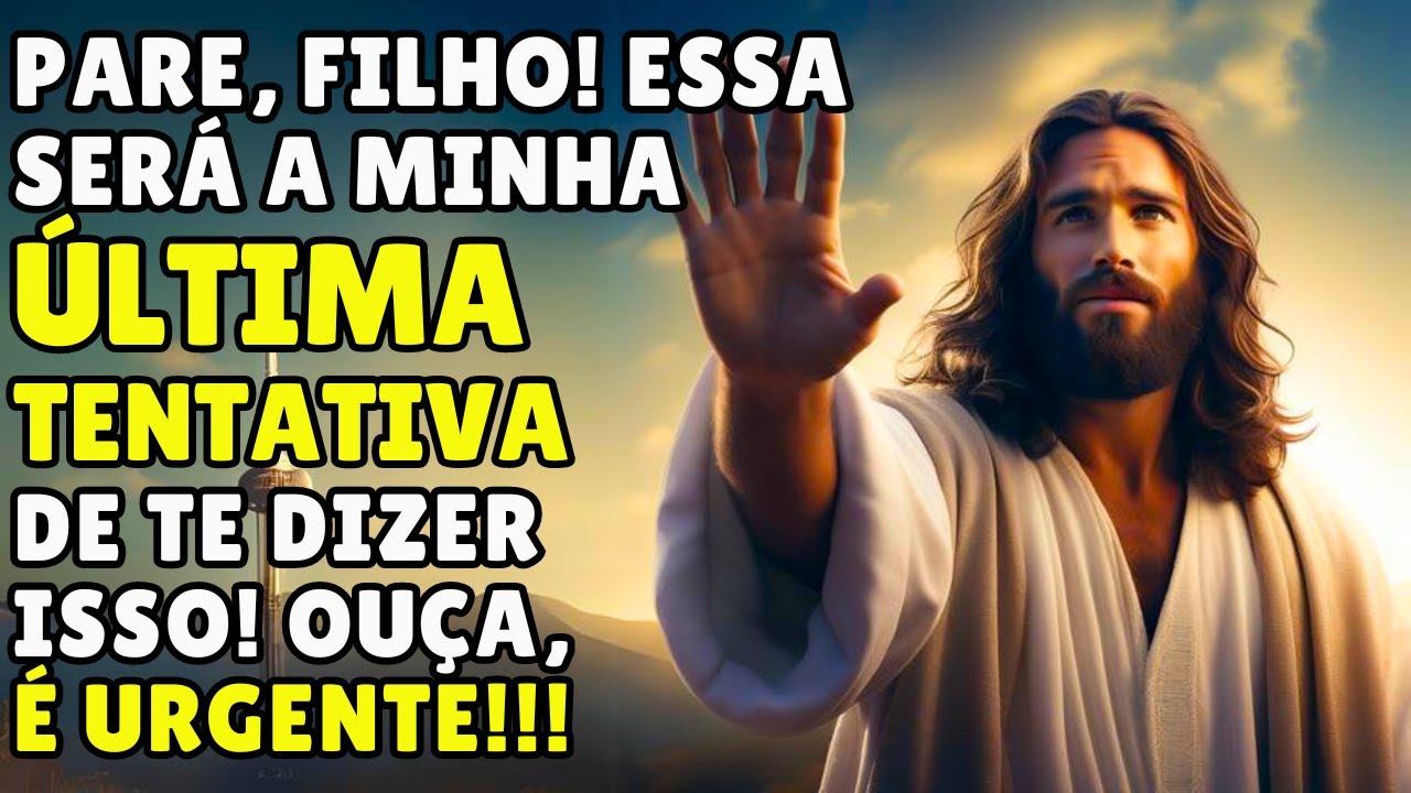É A ÚLTIMA CHANCE QUE ESTOU TE DANDO, FILHO! NÃO A DESPERDICE!