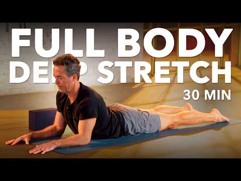 30-Min Full Body Deep Stretch — Improve Flexibility
