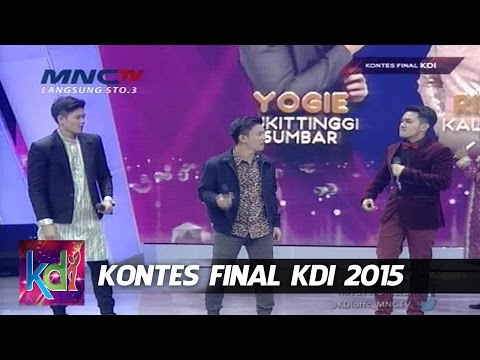 Yogie Mahesya KDI 2015 Aidil " Lets Have Fun Together " - Kontes Final KDI 2015 (11/5)