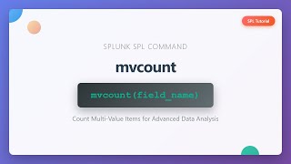 Splunk SPL mvcount Command Tutorial - Count Multi-Value Fields for Data Analysis
