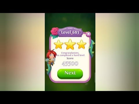 Blossom Blast Saga I Level 683 I Hard Level