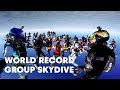 World Record Group Skydive: 164-Person ...