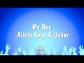 My Boo - Alicia Keys & Usher (Karaoke Version)