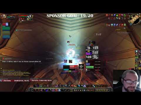 🔶🔵🔶 Epic 1v5 World PVP - Blood DK Solos entire Alliance Mythic+ Group LOL
