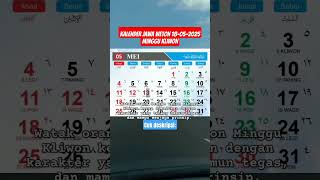 Download lagu Javanese Weton Calendar! Today is Sunday Kliwon: alert? mp3
