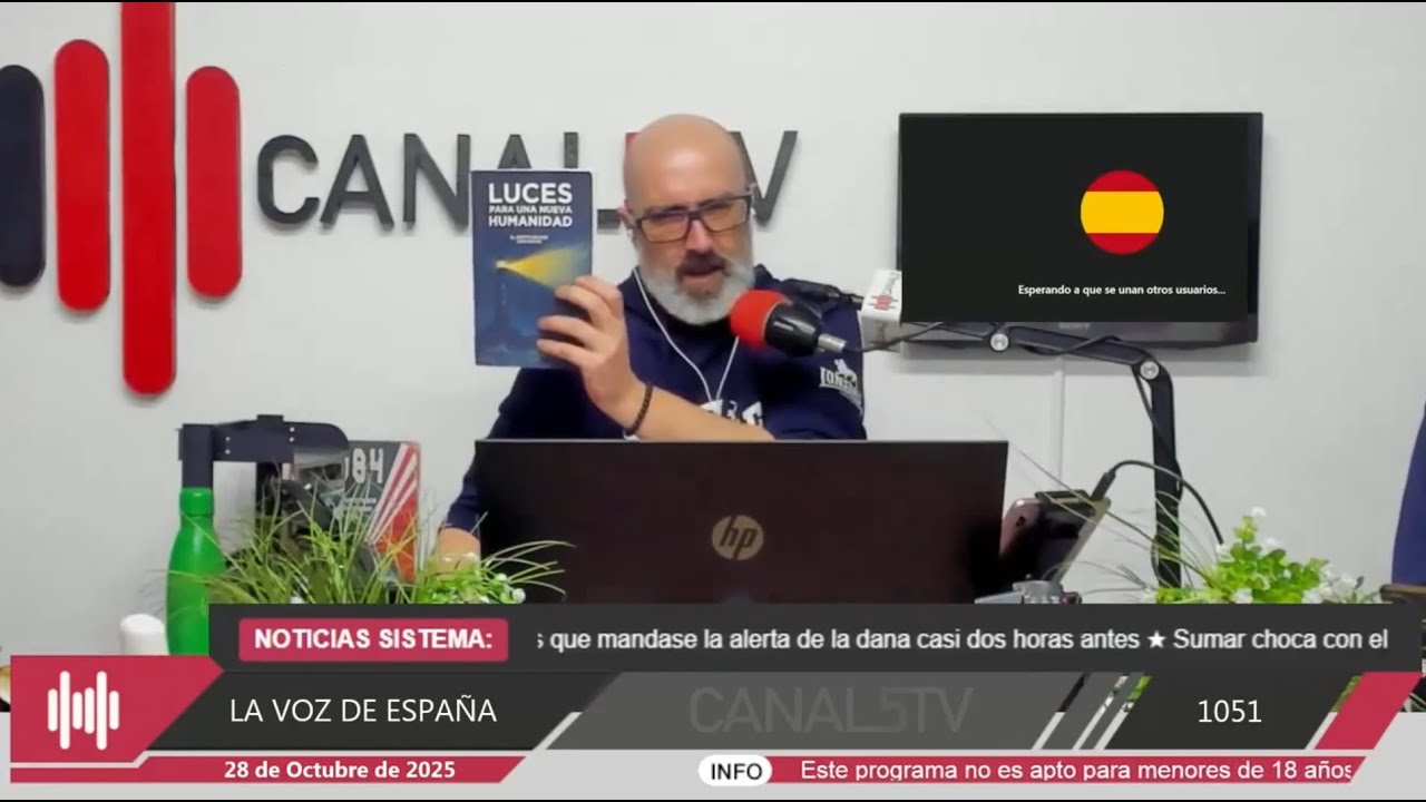 Colaboracion en Canal 5TV - LA VOZ DE ESPAÑA Ed: 1051