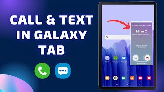 Make Phone Calls & Texts on any Galaxy Tab (without SIM Card Slot)